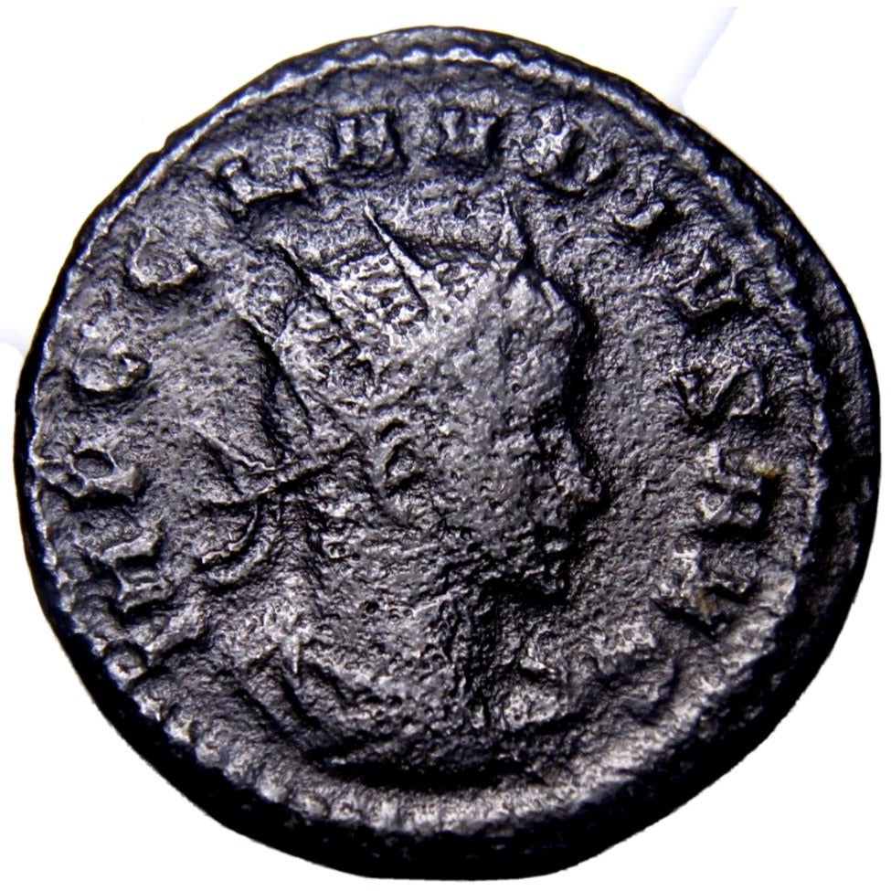 Claudius II Gothicus. A.D. 268-270. AE Antoninianus Juno Reverse Roman Coin COA